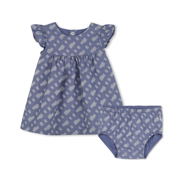 BOSS vestido con gorro para bebe color Cookie con niña